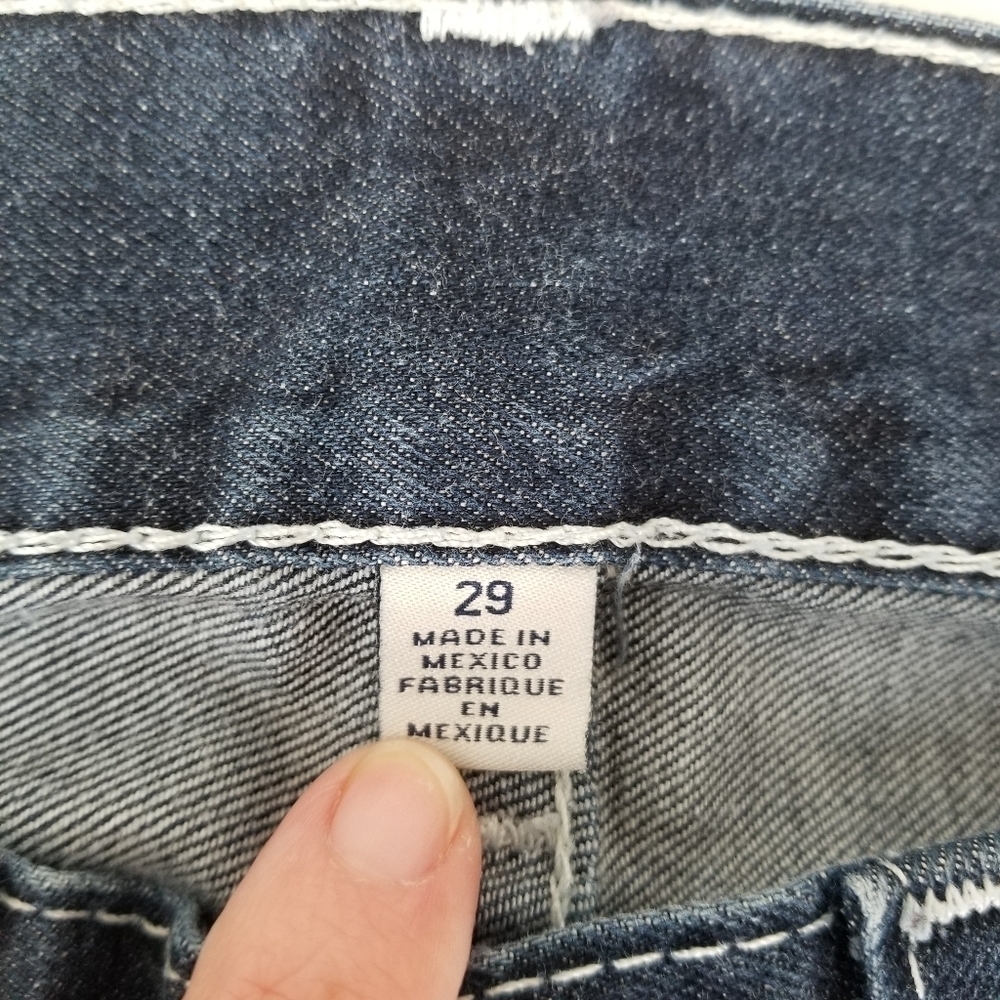 True Religion Skinny Jeans with Flap Size 29 Dark Wash - Picture 10 of 16